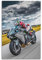 Poster sportivo per moto Kawasaki Ninja H2r Supersport Bike Poster decorativo su tela da parete e stampa artistica moderna per camera da letto, 30 x 45 cm