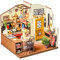 Rolife Maison de Poupées avec Meubles Miniature Maison en Bois Kits de modèles Jouets Cadeau de Noël pour Enfants et Femmes (Homey Kitchen)