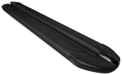 Marchepieds Latéraux pédale pour Ford Ranger T6 2012-22 DoubleCab Noir Alu 2Pcs