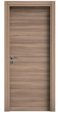 Kimono Casa - Porta Interna Reversibile Effetto Legno Olmo Nocciola - 210 x 70