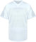 RE-HUO Blank Football Jersey Mesh Praxis Athletic T-Shirt Plain Hip Hop Sport Jersey, Weiss/opulenter Garten, Mittel