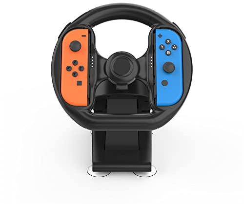 Race Gaming Steering Wheel For Switch, Handle Holder Steerwheel with Four Suction Cups, Racing Wheel Stand,Racing Game Steering Wheel