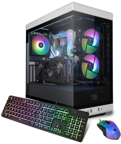 iBUYPOWER Y40 Y40WA9N47TS01 - Computer da gioco PC desktop (AMD Ryzen 9 7900X, RTX 4070 Ti Super 16 GB, 32 GB DDR5 5600 RGB (16 x 2), SSD NVMe da 2 TB, WiFi Ready, Windows 11 Home)