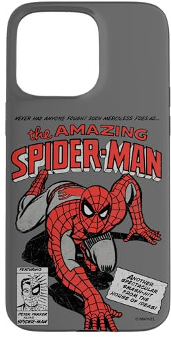 iPhone 15 Pro Max Marvel The Amazing Spider-Man Retro Comic Cover Case