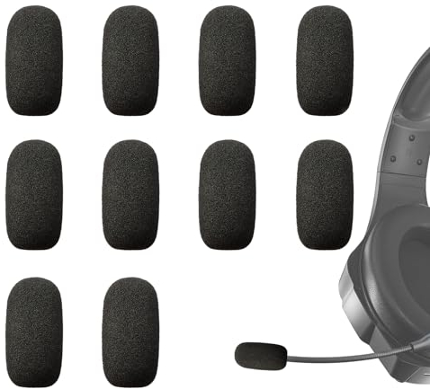 Schaumstoff-Mikrofonabdeckungen für kabellose Laval.operations Mikrofone – 3,8 cm Kugel-Windschutz für klares Audio, passend für Podcasting, Vlogging, Interviews, 10 Stück