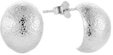 YL Half Hoop Earrings for Women 925 Sterling Silver Hoops Huggie Earrings for Mum Girlfriend Wife(14MM)