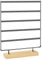 Expositor Profesional de Pendientes 5 Niveles, Organizador Metal y Madera 120 agujeros para Joyerías, Tiendas o Hogar