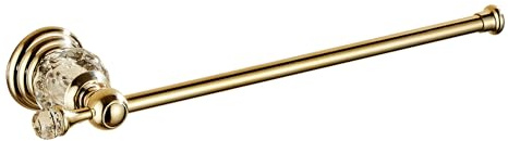 Golden Towel Holder, Gold Crystal Towel Bar Bathroom Hardware