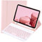 leleyo Keyboard Case for iPad mini2/3/4/5 7.9 inch Smart Cover with Keyboard Magnetic Removable Wireless Bluetooth QWERTY for iPad mini 7.9“, Pink
