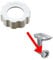 Joint de fermeture pour hachoir à viande KitchenAid 5FGA (ancien modèle) - Pièce de rechange d'origine