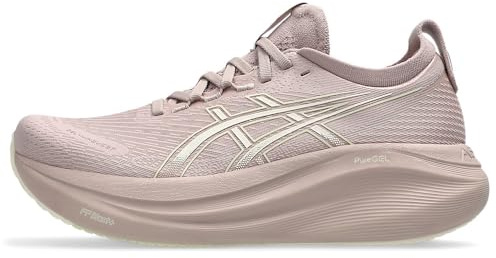 ASICS Damen Gel-Nimbus 27 Sneaker, Fawn Birch, 37.5 EU