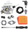 Kit de Carburador para Stihl FS240, FS240C, FS240R, FS240RC, FS260C, FS260R, FS360C y FS410C Piezas de Carburador Desbrozadora