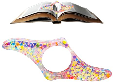 Thumb Book Holder - Resin Page Opener | Practical Book Holder | Accessory to Keep Pages Open | Ideal for Hobbies Reading Home Office Library Comfort Easy Reading