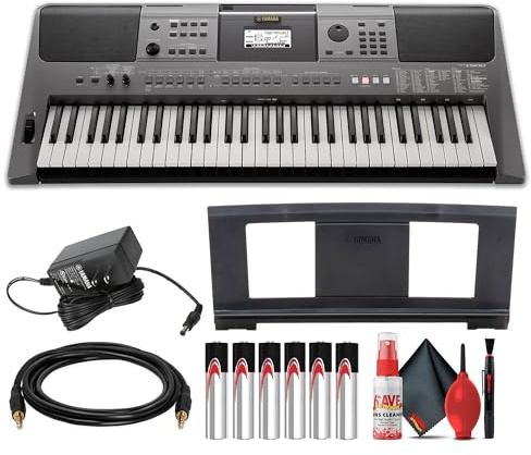 Yamaha PSR-I500 61-Tasten tragbare Tastatur für indische Musik, Stimmen, Stile und Songs, berührungsempfindliche Tasten, 40 indische Instrumente, Riyaz Tabla und Tanpura, Auto-Begleitungsstile