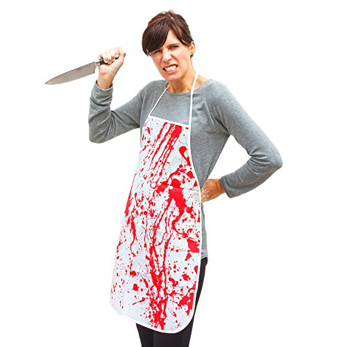 Oblique Unique® Blutige Schürze Blut Befleckt Halloween Zombie Fasching Karneval