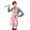 Oblique Unique® Blutige Schürze Blut Befleckt Halloween Zombie Fasching Karneval