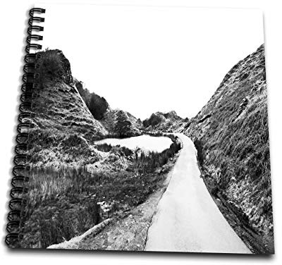 3dRose db_293019_2 Gartenflagge Flagge, Road Through Fairy Glen, Isle of Skye, 12x12 memory book