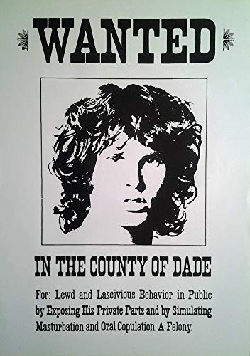The Doors - Jim Morrison: Wanted | UK Import Plakat, Poster [60 x 90 cm]