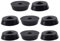 sourcing map 8pcs Rubber Feet Bumper Furniture Amplifier Speaker Cutting Board Floor Protector Leg Pads, D18x15xH5mm