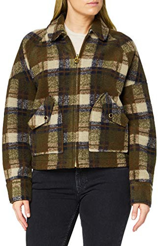 Scotch & Soda Veste à Carreaux en Laine mélangée, 0218 Combo B, L Femme