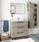 Miroytengo Pack Baño Completo Roble Alaska Mueble Baño, Columna de baño, Espejo y Lavabo Cerámico Incluido