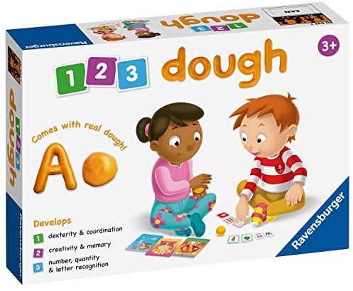 Ravensburger 1,2,3 Dough Educational Game for Kids age 3 years and up 20637