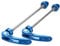 wilefive Bike Skewers Ultralight Quick Release Skewers for Road Bike MTB Front & Rear (Blue, road)