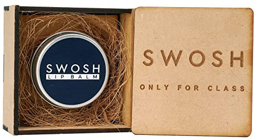 Swosh Balsamo labbra biologico per schiarire &Illuminare le labbra scure per gli uomini & Donne,15 g con estratto naturale di caffè,olio di chiodi di garofano,olio di lavanda,scrub labbra di zucchero