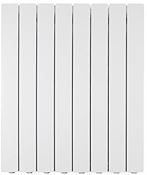 Fondital V693AM05408 Radiatore in alluminio pressofuso Blitz Super B4, 700 mm, 8 elementi, bianco