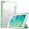 Wenlaty Funda compatible con iPad de 9ª/8ª/7ª generación (2021/2020/2019), protectora de cuerpo completo con soporte para lápices, funda transparente diseñada para iPad de 10.2 pulgadas, funda de
