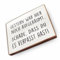 Kühlschrankmagnet mit Spruch - G - Handmade aus Buchenholz - Magnet für Kühlschrank Süß Witzig Lustig - Küchen Kühlschrank Deko 6.5cm x 5cm - Geschenk-Idee (Gestern war hier noch aufgeräumt)