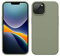 kwmobile Handyhülle für iPhone 14 Hülle, für iPhone 14 Case - Hülle Silikon - kabelloses Laden - Graugrün