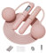 YOTTOY Cordes à sauter pour adultes – Corde à sauter sans fil avec grande corde à sauter lestée sans fil pour femme avec écran LCD