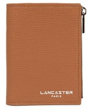 Lancaster | Sierra PM - Portefeuille Refente de Cuir de Vachette Grainé Camel
