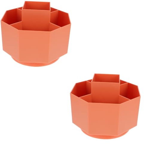 STOBOK 2St Aufbewahrungsbox für Stifte schreibtischablage schreibtischgestell Organisator Kunstaufbewahrung stifthalter für den Schreibtisch süß Tischdekoration Stifte gefärbt