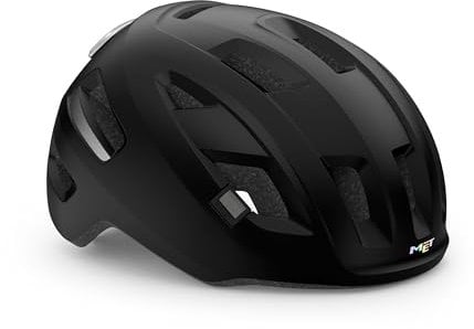 E-Bike Cycling MET E-Mob MIPS Helmet - NTA8776 - with Rear Light - Black - M / 56-58cm