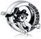 Rimgoris 925 Sterling Silber Charm für Frauen Armbänder und Halskette - Hexe Besen Wizard Halloween Schmuck