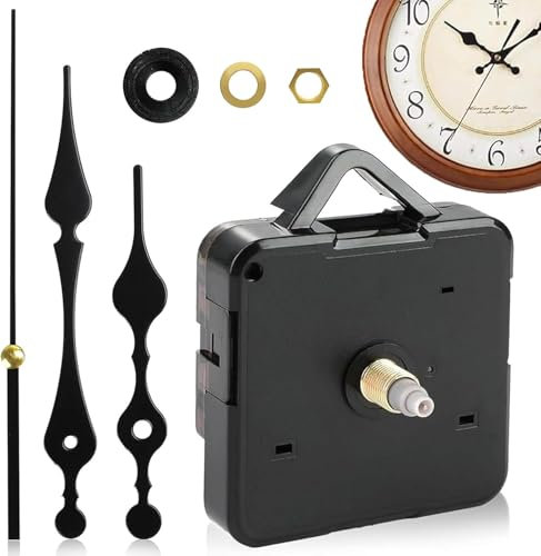 KAZGVN Silent Quartz Clock Mechanism - Battery Powered Movement Kit for DIY Wall Clock Parts - Motor Replacement for Home, Restaurant, Office, Classroom