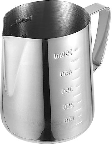 VILLFUL Stainless Steel 600ml Wax Melting Pot Plastic Handle High Temperature Resistant Candle Making Pitcher DIY Lipstick Heating Cup Random for Beeswax Pouring