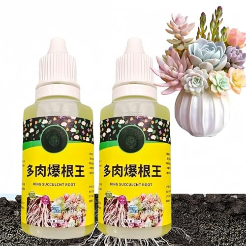 2pcs Plant Rooting Solution Liquid,Rapid Plant Rooting for Succulents,Plant and Flower Activation Liquid Solution,Liquid Plant Ferti/lizer,Activation Liquid Solution,Plant Growth Enhancer,Rooting Gel