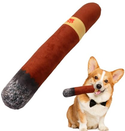 Laralily Hundespielzeug Zigarette Sicherheit und Gesundheit Hundespielzeug Joint Interaktives Plüschtier Joint Hundespielzeug Hundespielzeug für Kleine Hunde Mittelgroße Hunde Große Hunde(Rot).