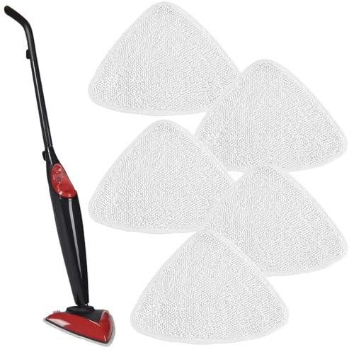 5pcs Steam Mop Replacement Pads for Viledas Steam Mop/Plus, Washable Steam Mops Head Replacement, Microfiber Cleaning Cover Cleaning Mop Cloth Pad Replacements