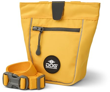 DOG Copenhagen Go Explore Leckerli-Tasche mit Kotbeutelspender, Lemon, One Size