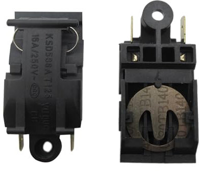 Botón de hervidor eléctrico de vapor - corte térmico confiable, termostato de reemplazo | Pieza de repuesto con accesorios de protección contra la seguridad de