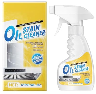 Kitchen Degreaser Spray, Easy To Use, 120ml, Heavy Oil Stain Cleaner Kitchen, Cleaner Spray Degreaser Cleaners, Safe Surfaces Protection, For Stove Sink Fan Countertop Tile Wall Floor Bathroom