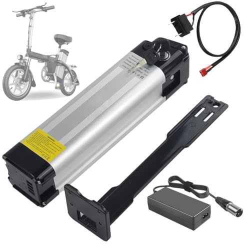 SSCYHT Batteria agli ioni di Litio 36 V 13 Ah 17,5 Ah Batteria Rimovibile 24 V 10 Ah 18 Ah Batterie al Litio 36 V Batterie Ricaricabili per Motori da 200 W a 650 W,36v17.5ah t Plug