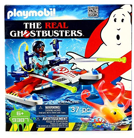 PLAYMOBIL Ghostbusters 9387 Zeddemore mit Aqua Scooter, Schwimmfähig, Ab 6 Jahren