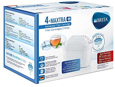 BRITA 1025373 Accessoire Carafe PURIFICATEURE Pack 4 Filtre MAXTRA+