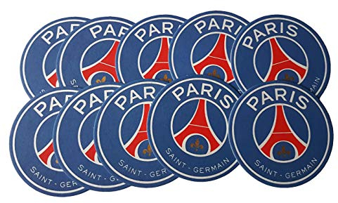 10 sous bock Dessous de Verre PSG - Collection Officielle Paris Saint Germain