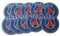 10 sous bock Dessous de Verre PSG - Collection Officielle Paris Saint Germain